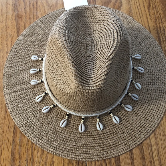Cowrie Shell Panama Hat BRAND NEW - Picture 8 of 13